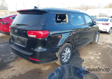 2016 Kia Sedona Lx z USA, uszkodzony, nr VIN KNDMB5C19G6202842